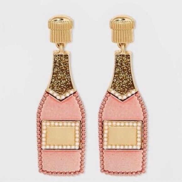 BaubleBar Jewelry Champagne Bottle Earrings Poshmark